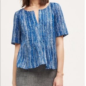 Anthropologie Mauve orchid island top